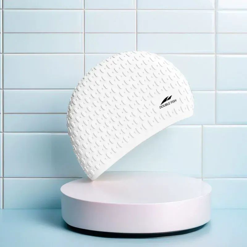 水滴泳帽長髮護耳男女成人加大防水泳帽舒適不勒頭女士矽膠護耳