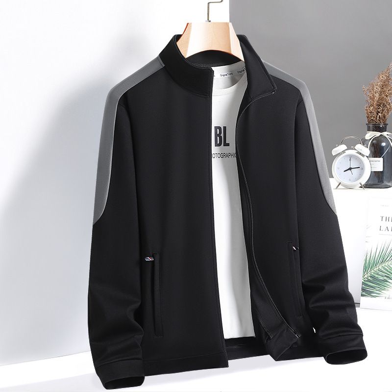 新款外套男春季男士开衫卫衣男款休闲运动服针织夹克上衣男装