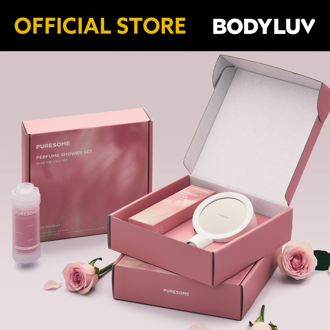 純淨花灑頭組 玫瑰花