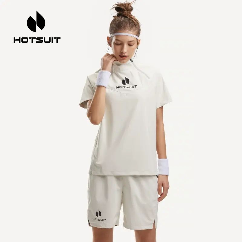 hotsuit后秀暴汗服女跑步运动健身服套装透气舞蹈生专用发汗服6941774789118