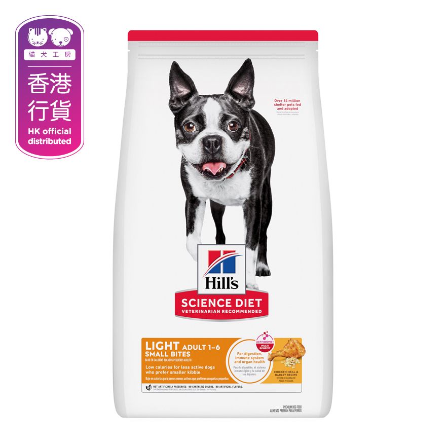 日常系列 (成犬1-6/減肥/細粒/15磅) Hills狗糧 603931 新舊包裝，隨機發送