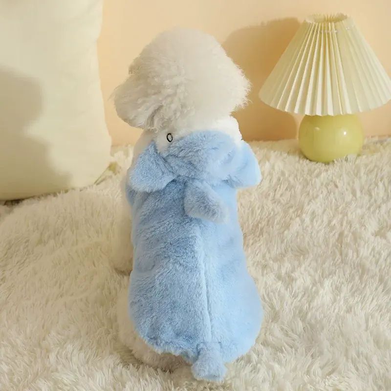 日本MUJIQ Pet狗狗衣服冬季保暖加厚棉衣小型犬宠物泰迪比熊棉服