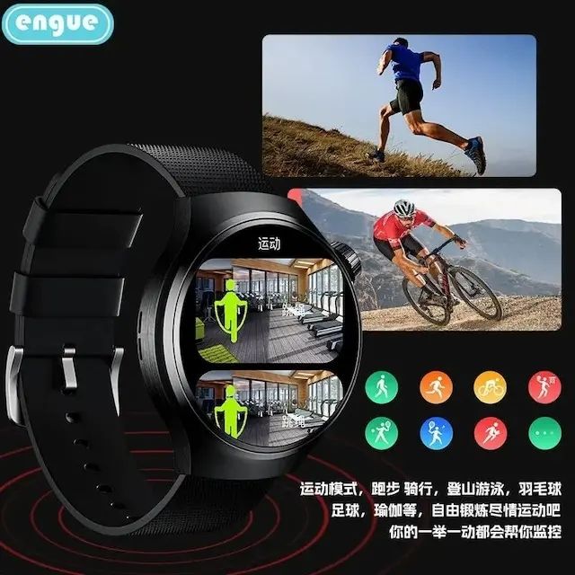 Engue – All-Touch Intelligent Business Communication Watch, Business Watch, Smart Watch, Real-time H