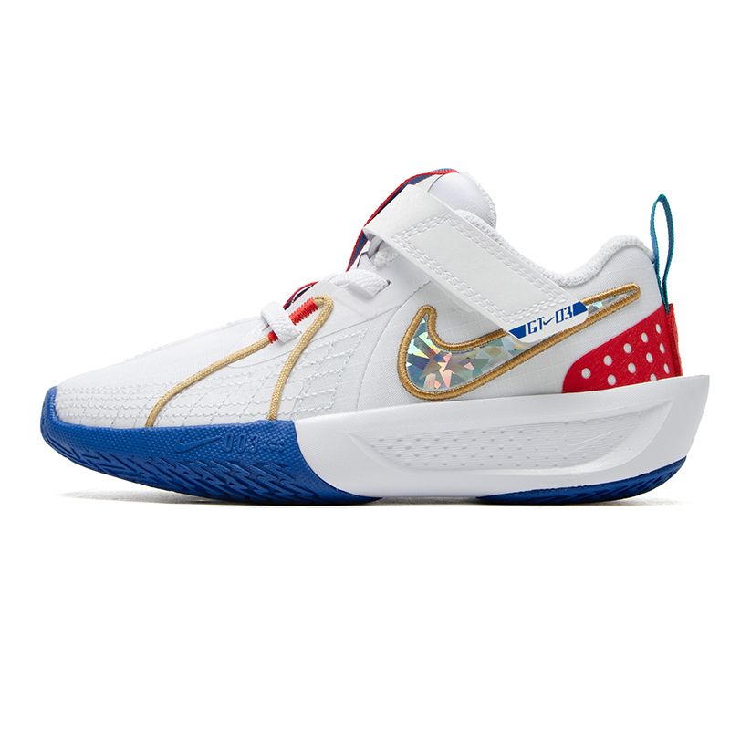 Nike Children's G T CUT3SE (PS) Children's basic style FJ-White / Glacier Blue / Game Blue / Metall