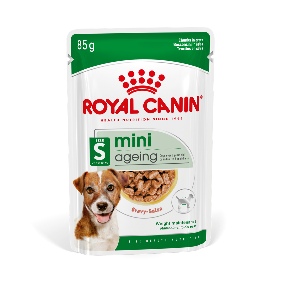 SHN Mini Ageing 8+ Dog (Gravy) 85G New and old packaging random