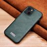 蘇拉達 君尚系列 TPU貼皮防摔保護殼 適用於 iPhone 13 mini（綠色）