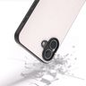 適用於iPhone 16 黑邊閃粉防摔手機保護殼（銀色）