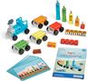 hand2mind Numberblocks 特快列車 MathLink 立方體活動套裝 學齡前學習活動 火車玩具 計數積木 數字玩具 兒童益智玩具 學齡前兒童數學教具 平行進口