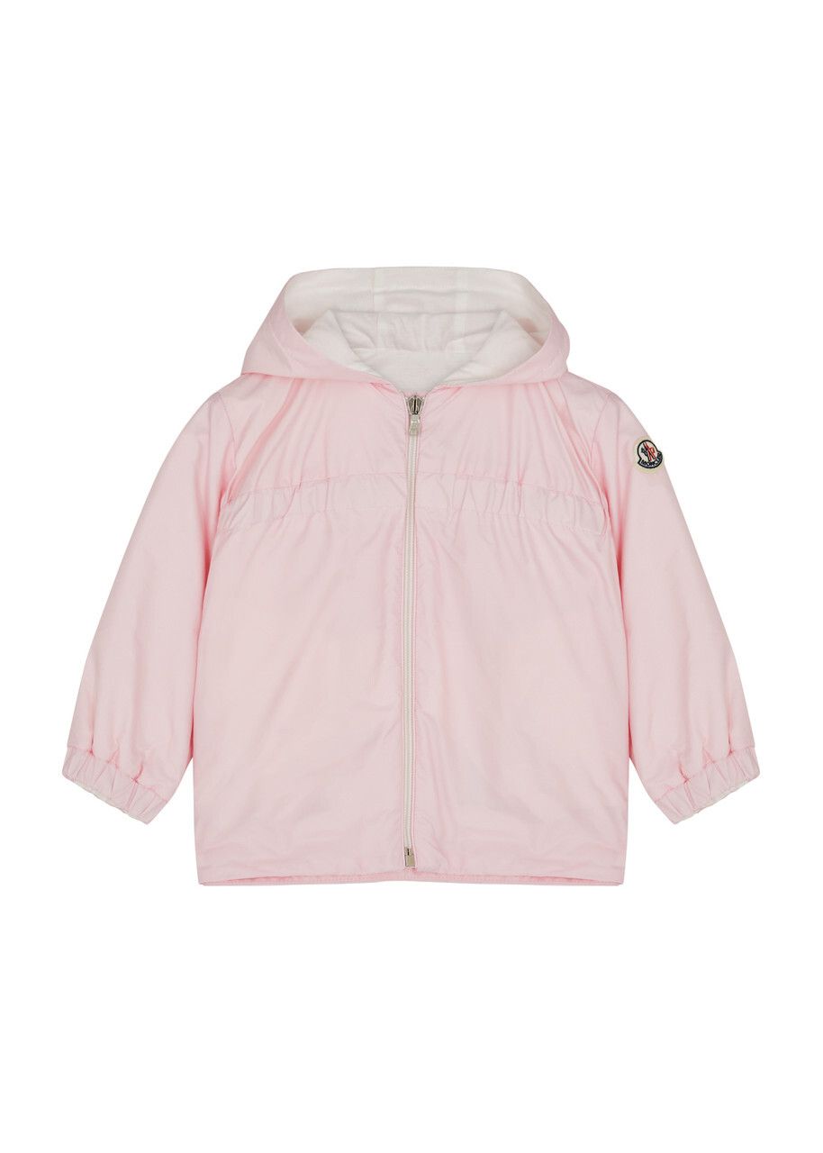Moncler Kids Raka Hooded Shell Jacket - Pink Light - 18/24M (18 Months)