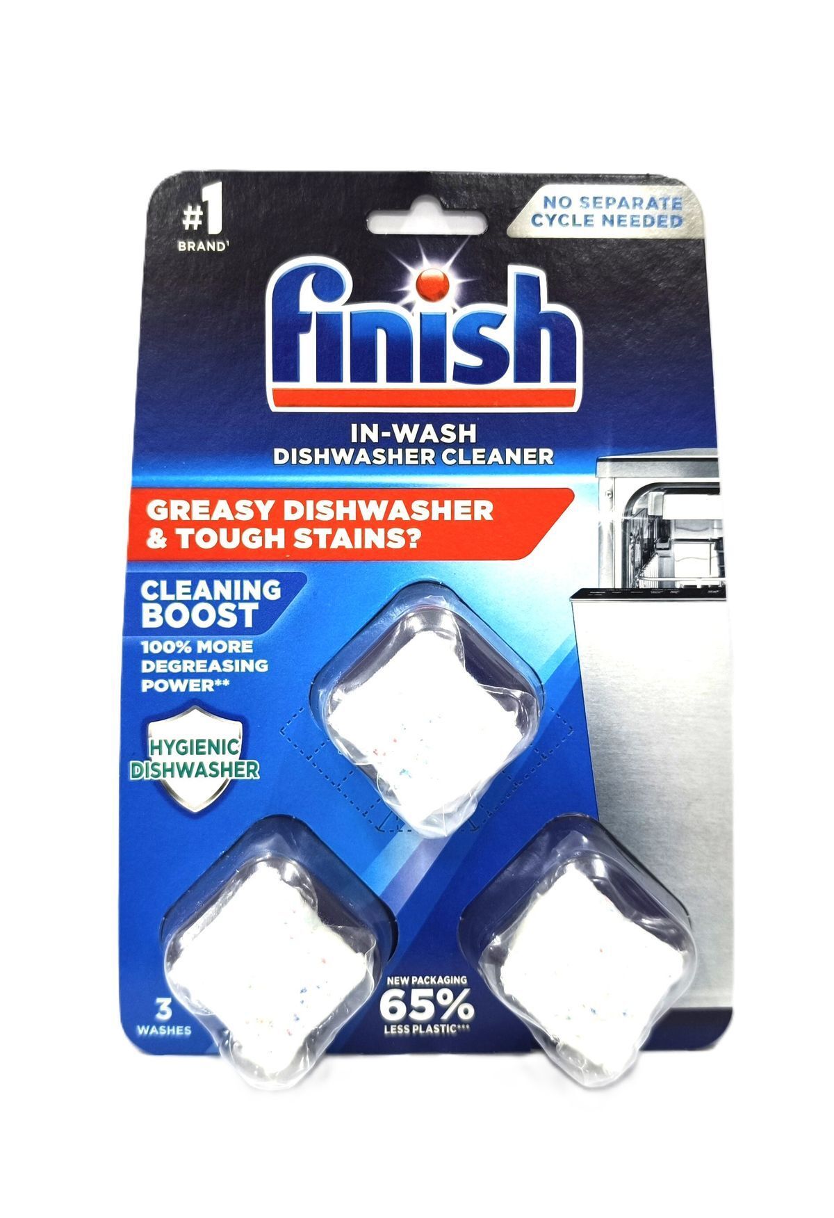 FINISH IN-WASH DISHWASHER CLEANER (17g*3's=51g) (4423) 1 UNIT EXP: 11/26
