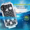 HAWEEL 適用於蘋果  iPhone X / XS   潜水防水殼 PC+ABS保護殼 40米防水   (顏色：透明無色)