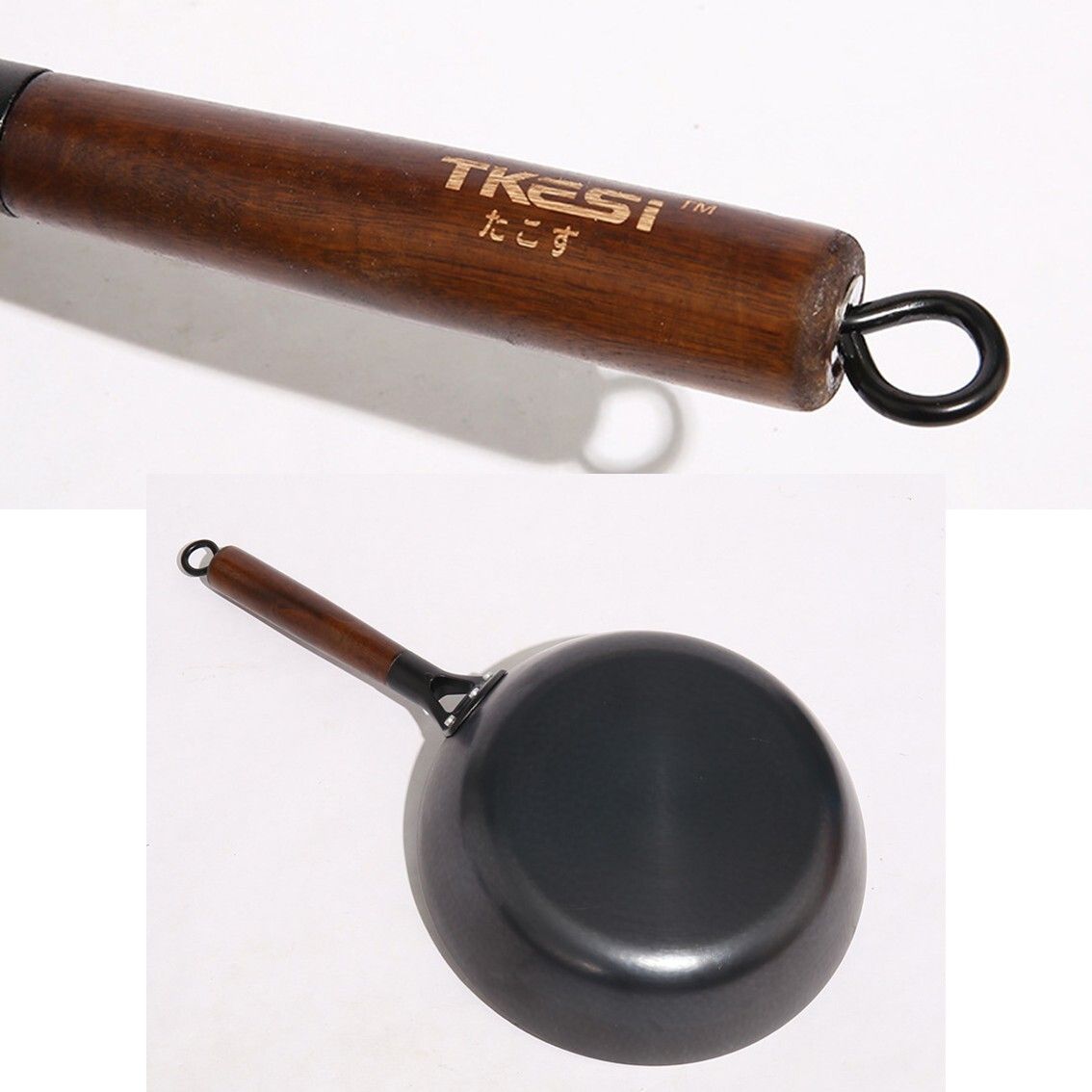 TKESi | TKESi Japanese-style frying pan, wok, uncoated, flat