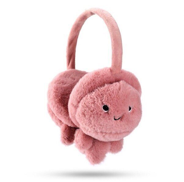 保暖防風毛絨耳罩(建議年齡3-12歲  DEZ21皮粉;水母款)