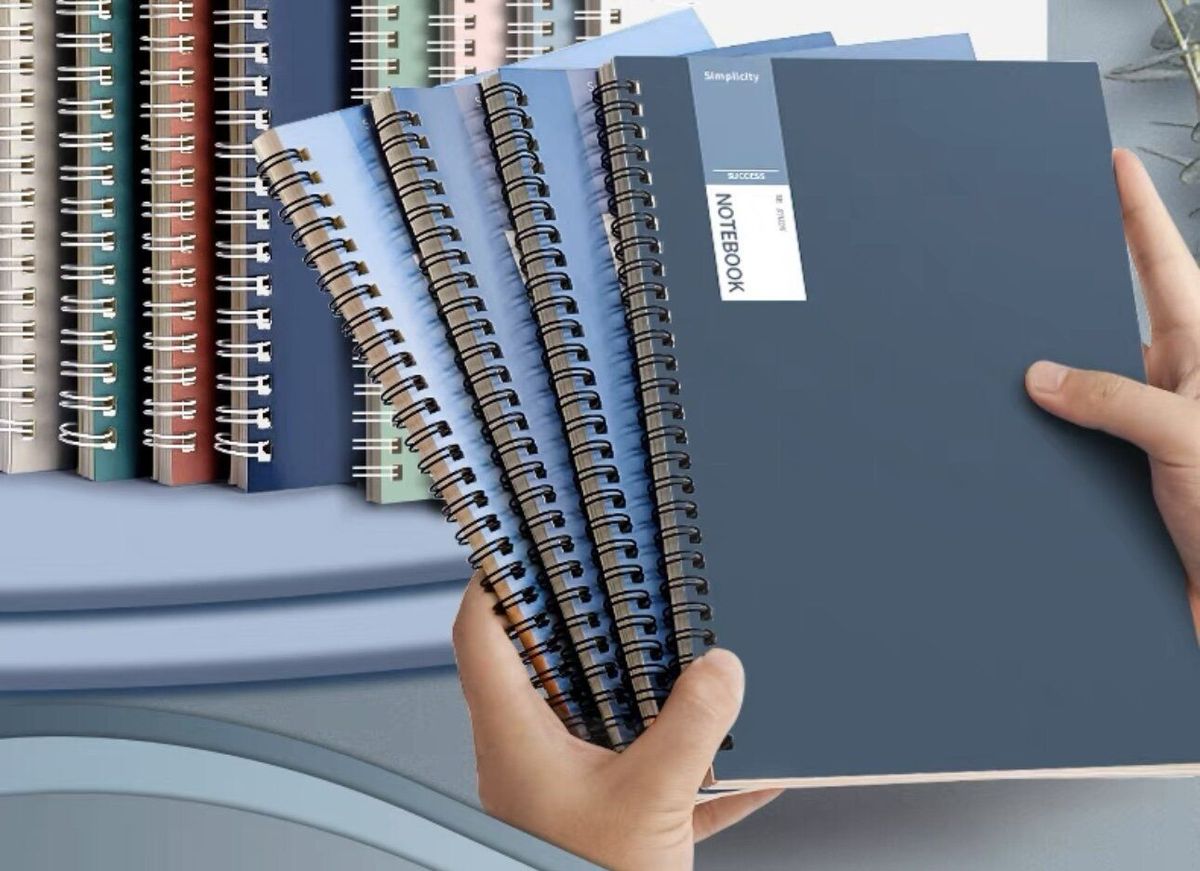Others | Random 1 piece - Blue A5 Office School Notebook Parallel ...