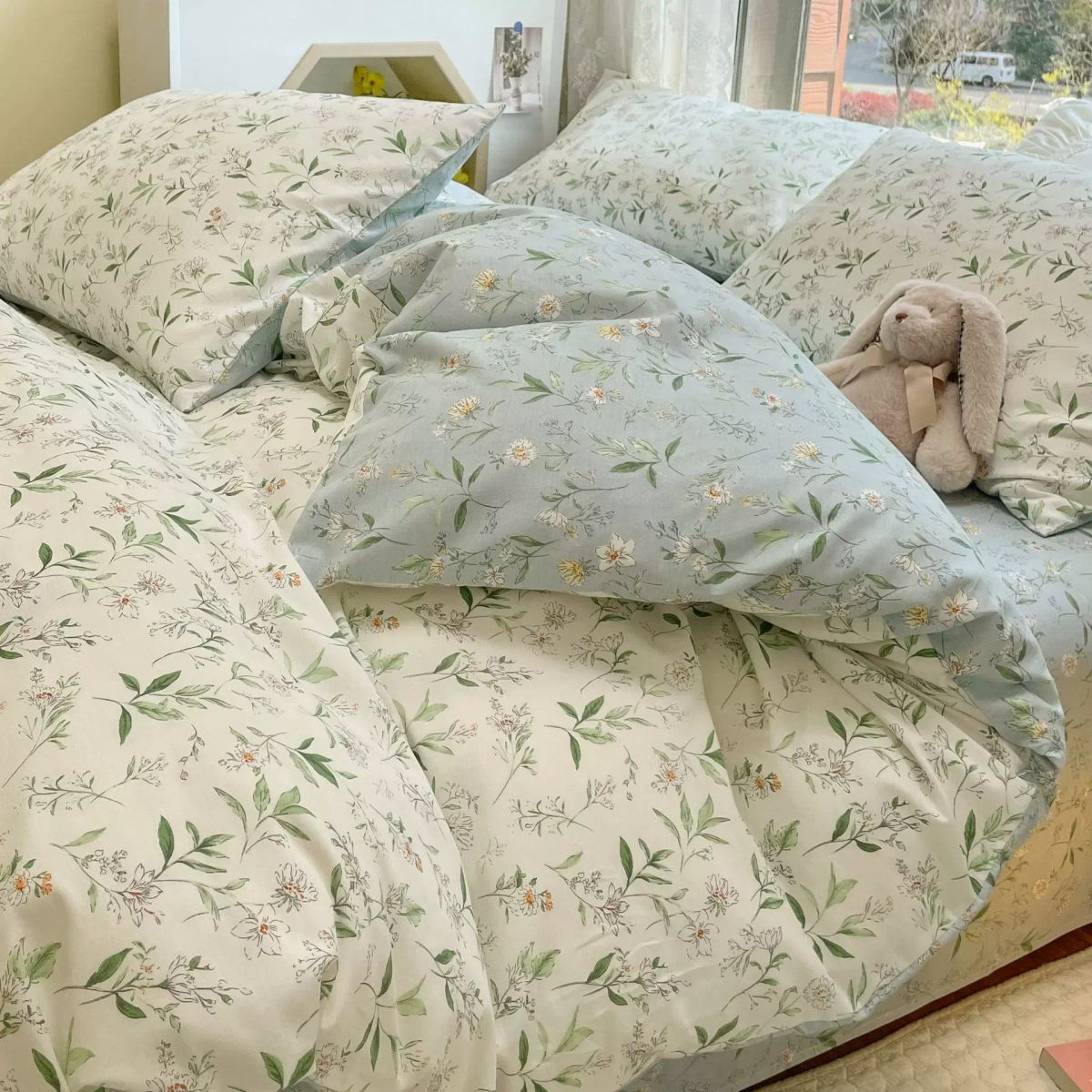 四件套純棉全棉6新款床上用品床單被套100被罩4宿舍床笠三件套