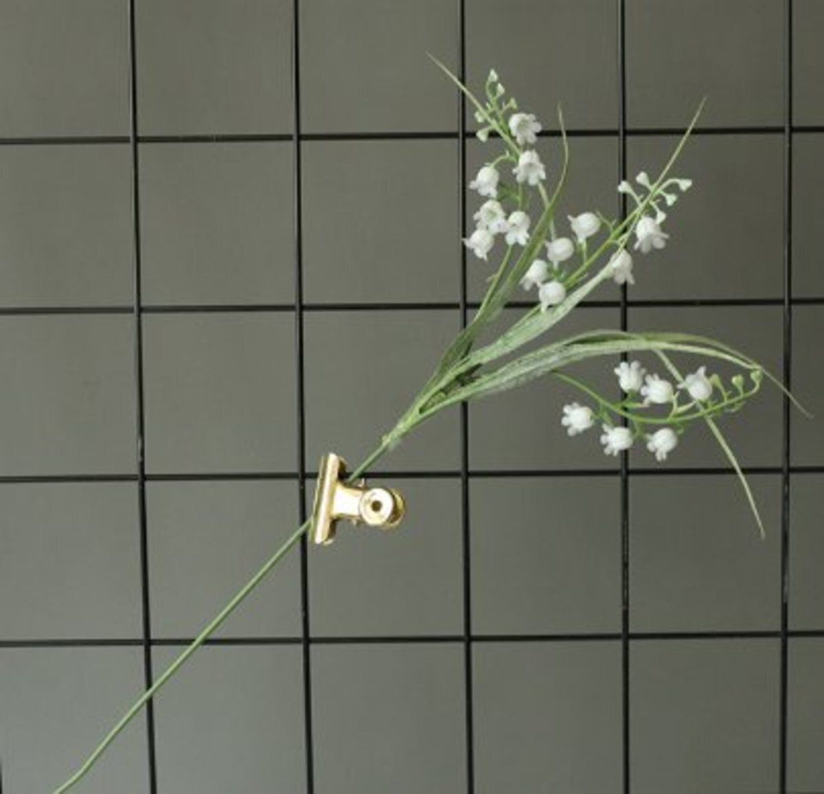 風鈴草仿真花DY1-3648（白色）#22  #965_00049A