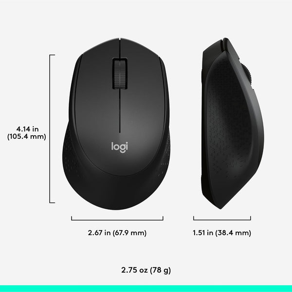 Logitech | 羅技無線鍵鼠組 [MK345] 平行進口 | 顏色 : Black 黑色 | HKTVmall 香港最大網購平台