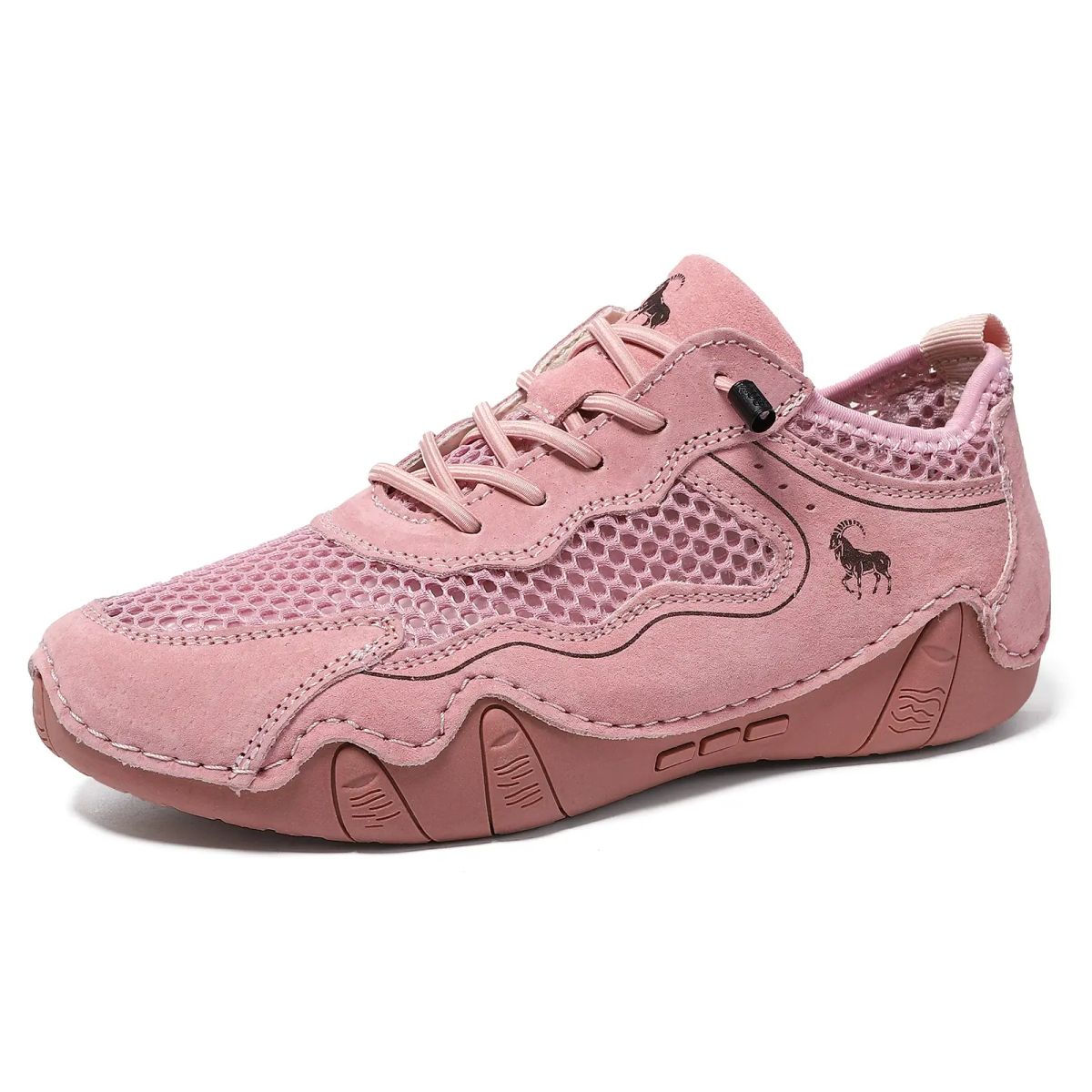 爆款大碼男女鞋戶外休閒鞋夏季透氣網面鞋運動鞋