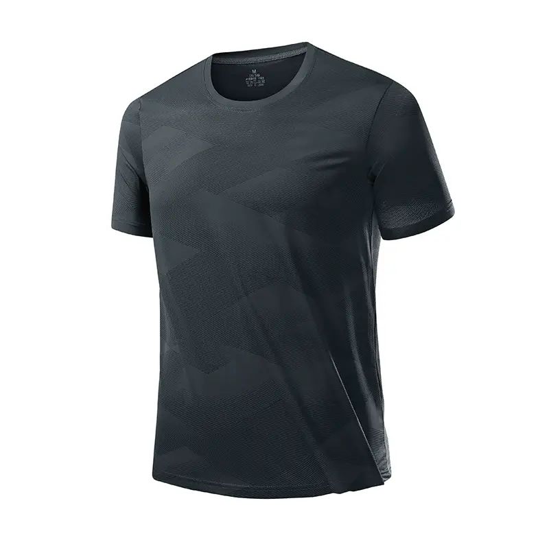 新款2025男冰感上衣T恤速干薄款冰丝运动短袖半袖