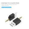 For iPod shuffle 3rd / 2nd USB Data Dock Charger Adapter, Length: 4.6cm (Magenta)