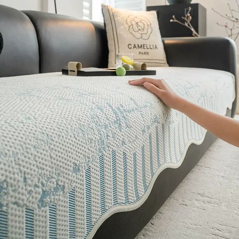 Summer Cool Ice Silk Shaped Sofa Mat