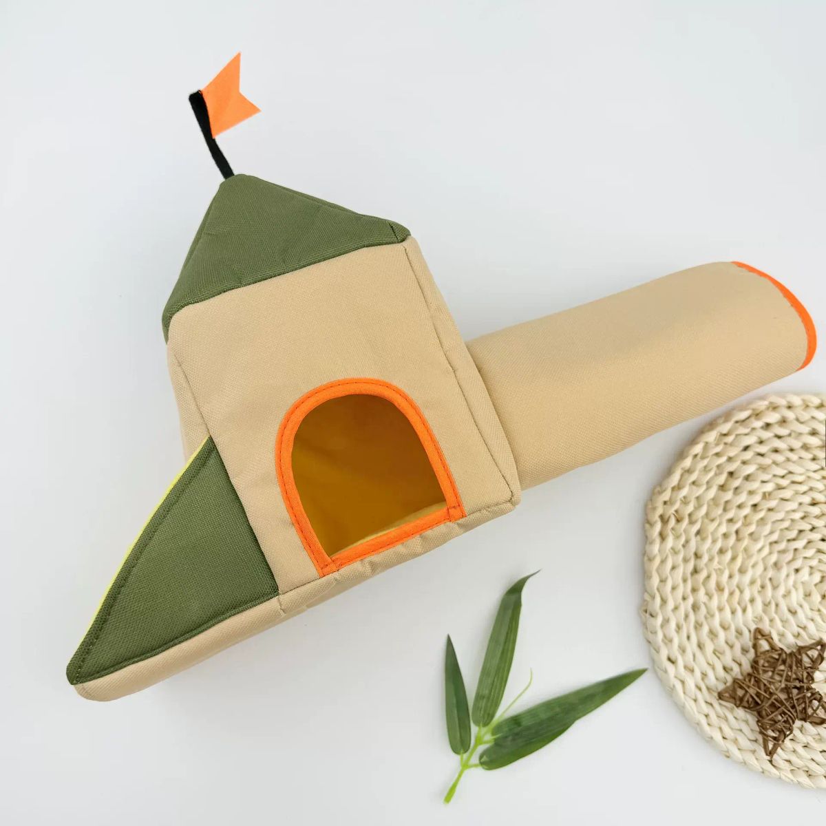 新款宠物躲避隧道屋仓鼠豚鼠玩具造景装饰创意造型钻洞 小宠用品