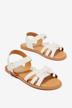 Cotton On Kids - Georgie Cross Over Sandal - White