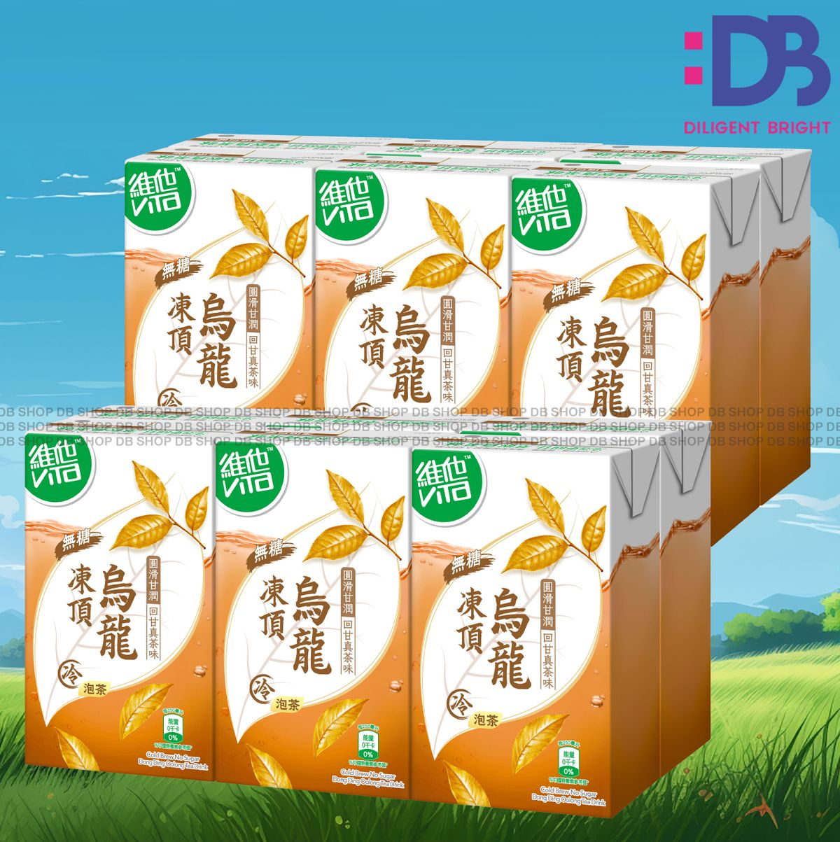 紙包裝-Cold Brew No Sugar Oolong Tea (250ml X 6 X 2) New/old pkg randomly distributed