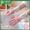 [Pink S] Gradient Color Waterproof Latex Gloves Housework Gloves Rubber Gloves Dishwashing Gloves