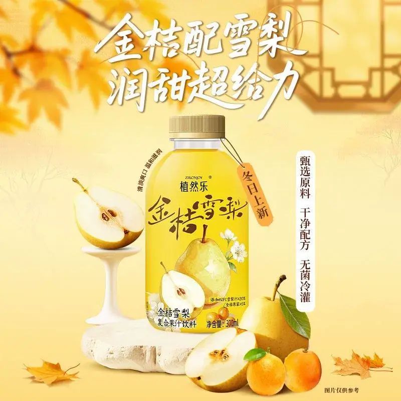 桑加1植然乐金桔雪梨饮品300ml*15瓶