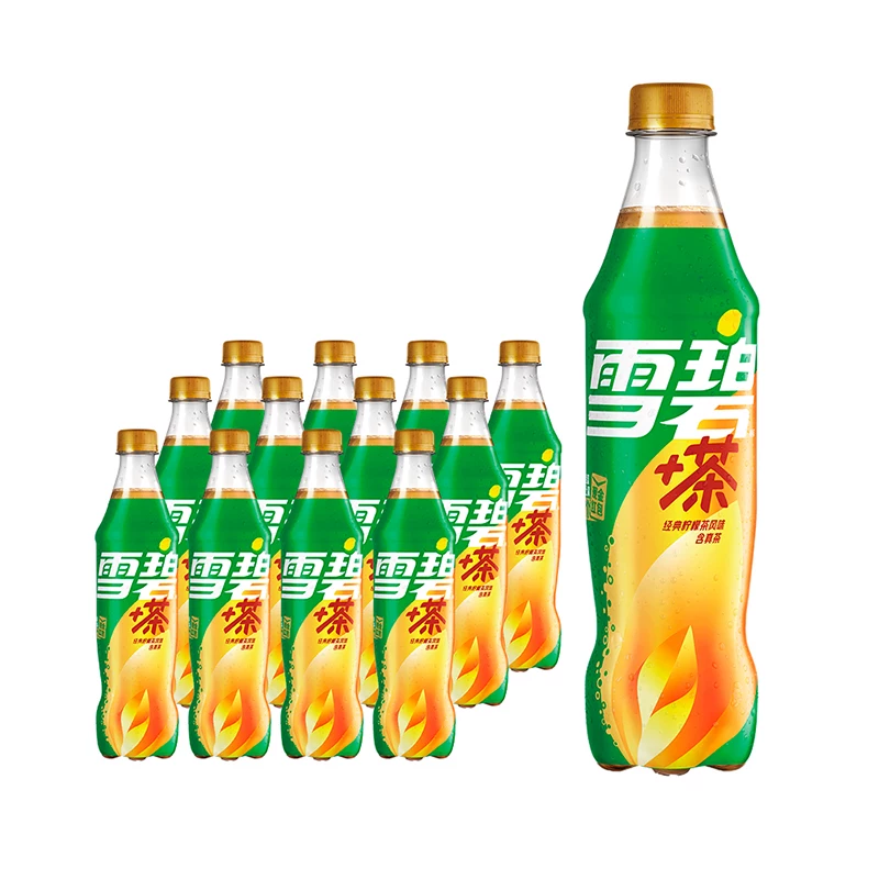 可口可樂雪碧茶雪碧飲料檸檬茶汽水北美網紅飲品平行進口
