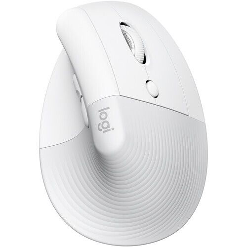 Logitech Lift Vertical Ergonomic Wireless Mouse (White) (平行進口)