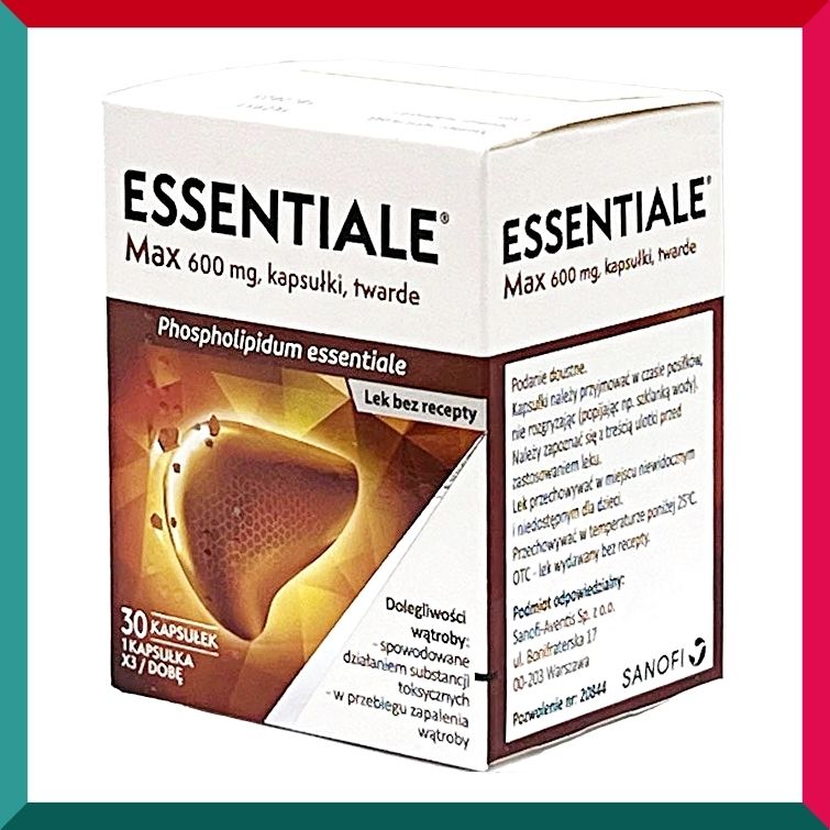 健肝 Essentiale Max  600mg 30粒裝 肝內磷脂 護肝排毒 補肝 煙酒 挨夜OT 壓力大 睡眠 健肝元素護肝素 平行進口 (效期:01/2027*)
