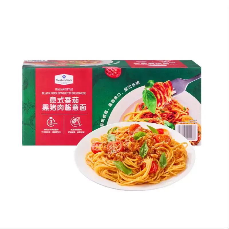 山姆會員商店正品 意式番茄黑豬肉醬意麪 1.347kg 山姆超市即食麪