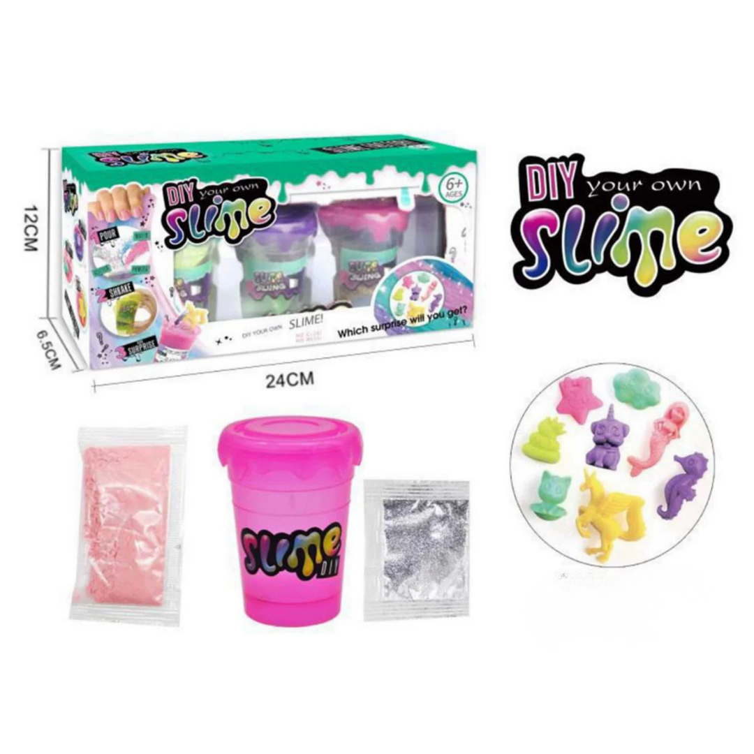 【連裝飾】DIY Slime ｜水晶泥｜鬼口水 |兒童實驗套裝｜兒童禮物|平行進口