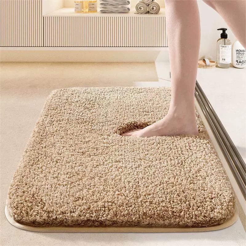 地墊衛生間吸水墊速幹腳墊純色簡約風浴室門口腳踏墊廁所門墊