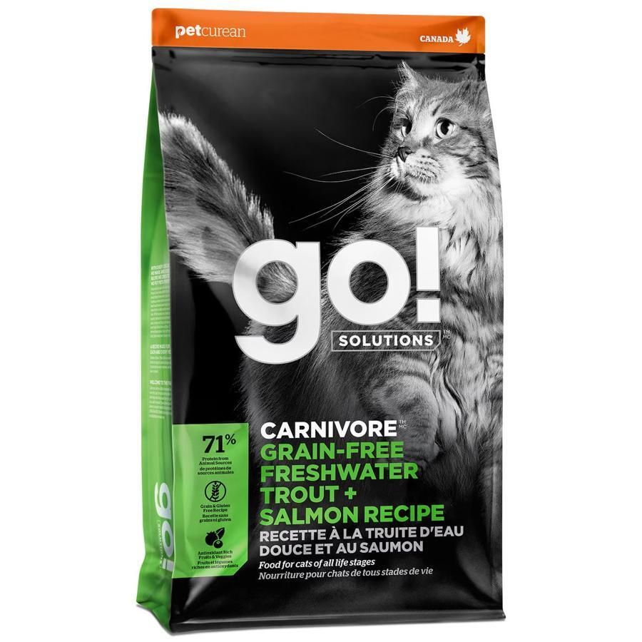 CARNIVORE Grain Free Freshwater Trout + Salmon Recipe for cats (16lb) EXP:2026-02-06