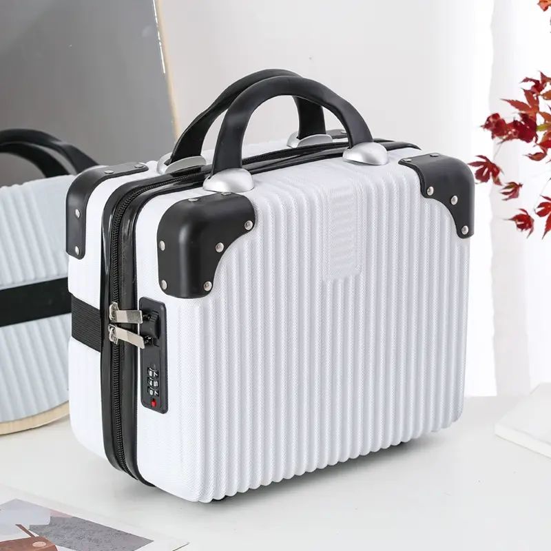 14寸手提化妆包生日伴手礼礼盒行李箱收纳箱密码箱名字可定制腰封
