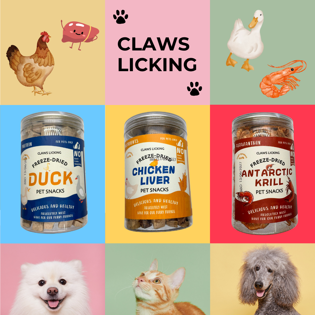 Freeze-dried combination pack (Antarctic krill, Chicken liver, Duck breast)