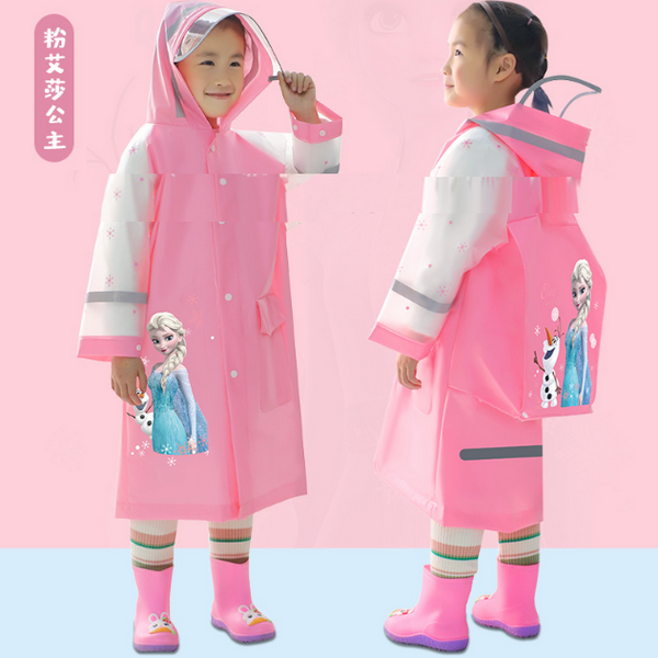兒童雨衣(冰雪粉【尺寸S-3XL】）