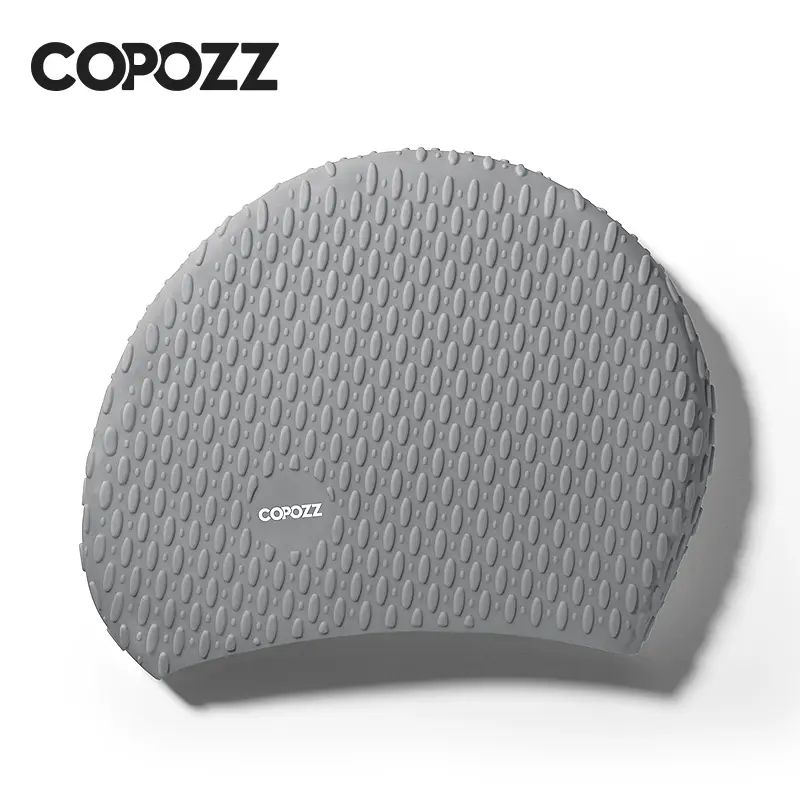 泳帽女長髮泡泡防滑游泳帽成人大號時尚防水護耳矽膠不勒頭