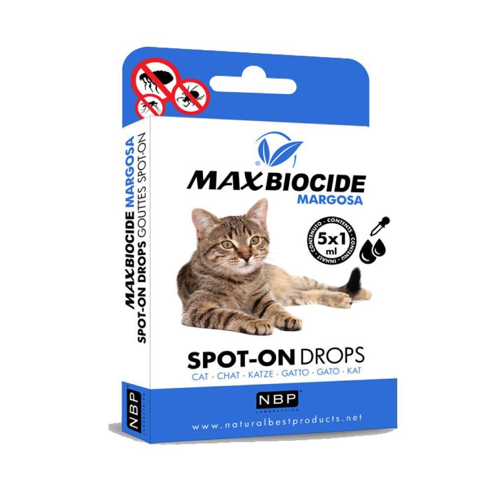 西班牙貓用驅蚤滴劑 (5支裝)