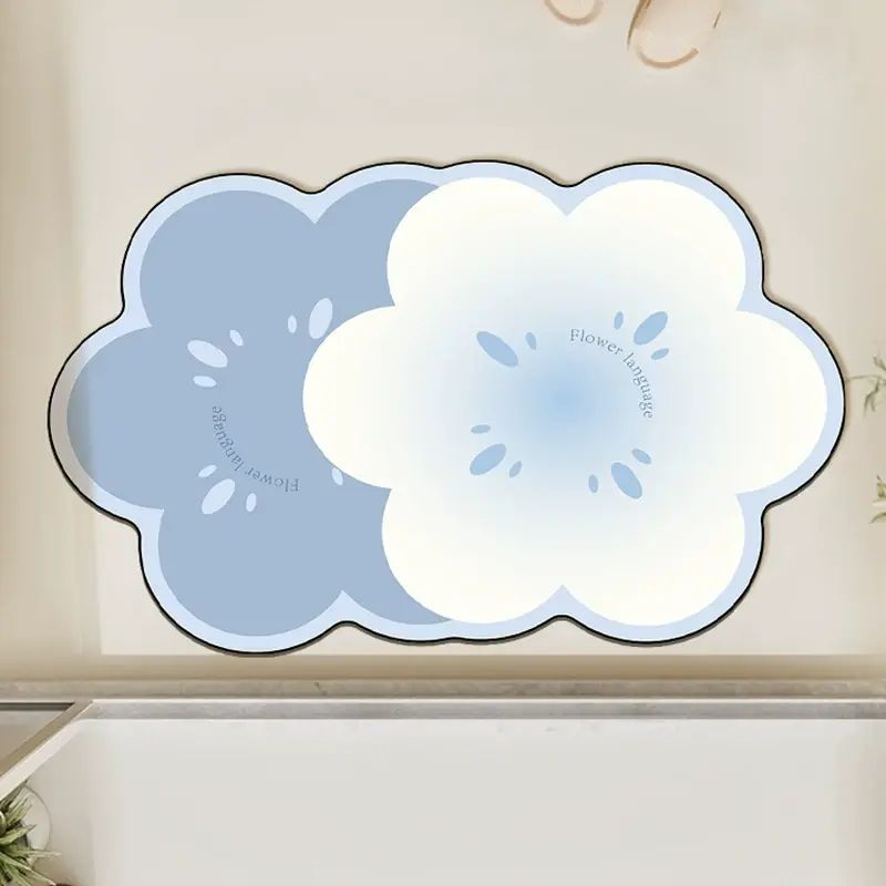 浴室地垫硅藻泥防滑吸水软垫洗手间厨房脚垫子卫生间门口厕所地毯