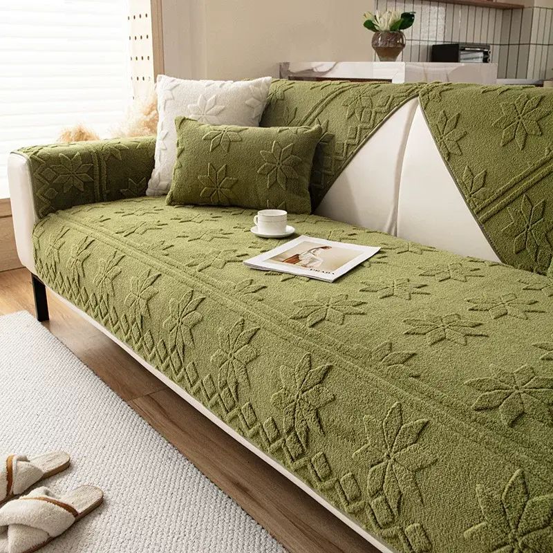 法式奶油风沙发垫四季通用一片式直排防滑坐垫子沙发盖布巾