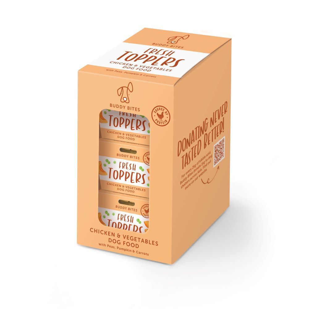 Chicken and Vegetable Wet Companions 80g x 3 (box)