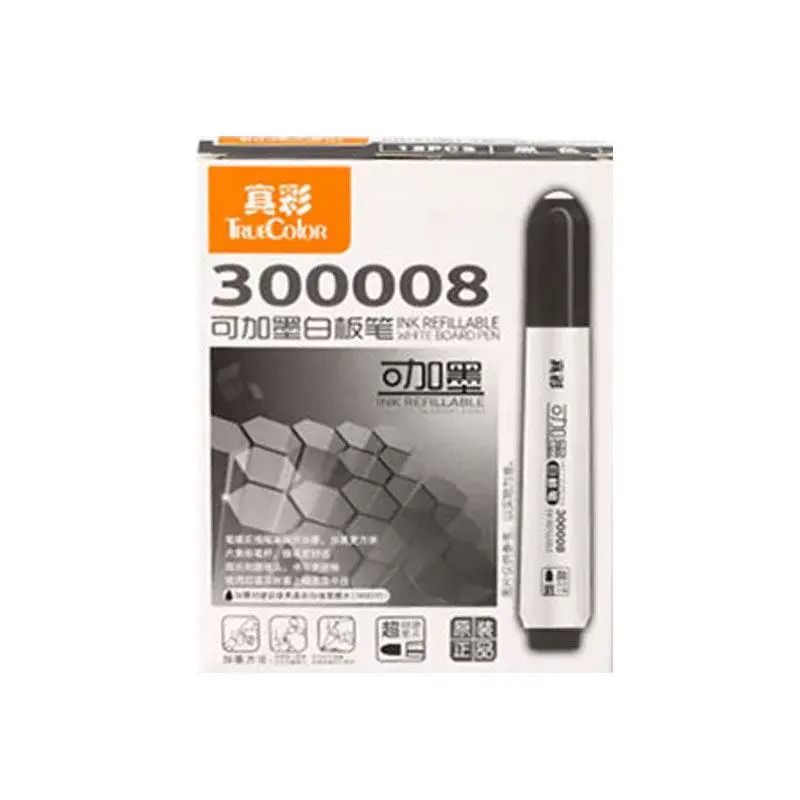 白板筆300008大頭筆可擦六角形白板筆可擦粗頭白板筆可加墨