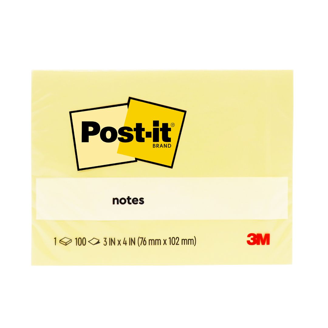657 Notes 3"x4" Yellow