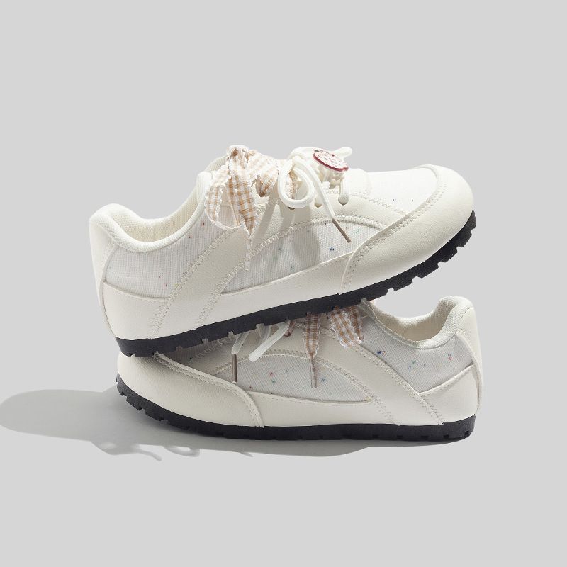 輕便新款軟底德訓鞋夏季休閒鞋時尚百搭小白鞋女透氣鞋子