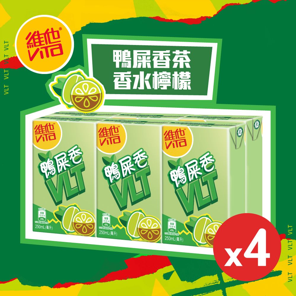 鴨屎香檸檬茶飲品 250毫升 6包裝 x 4