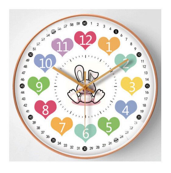 家用兒童房石英掛鐘（3022金色）【14英寸】